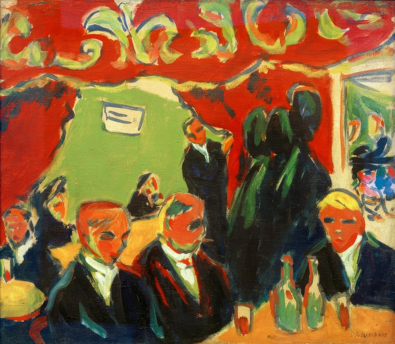 Weinstube by Ernst Ludwig Kirchner