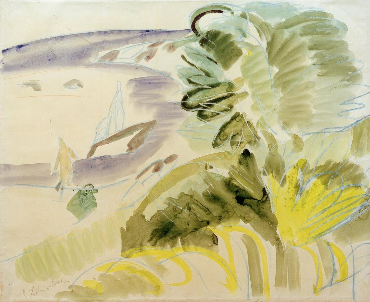 Beyaz Sahil by Ernst Ludwig Kirchner