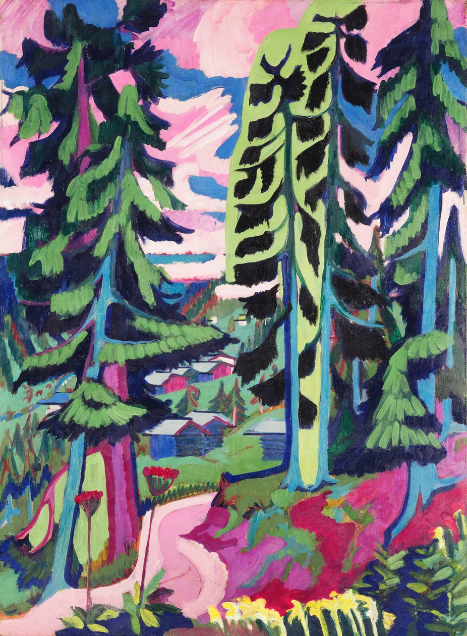 vahşi dağ by Ernst Ludwig Kirchner