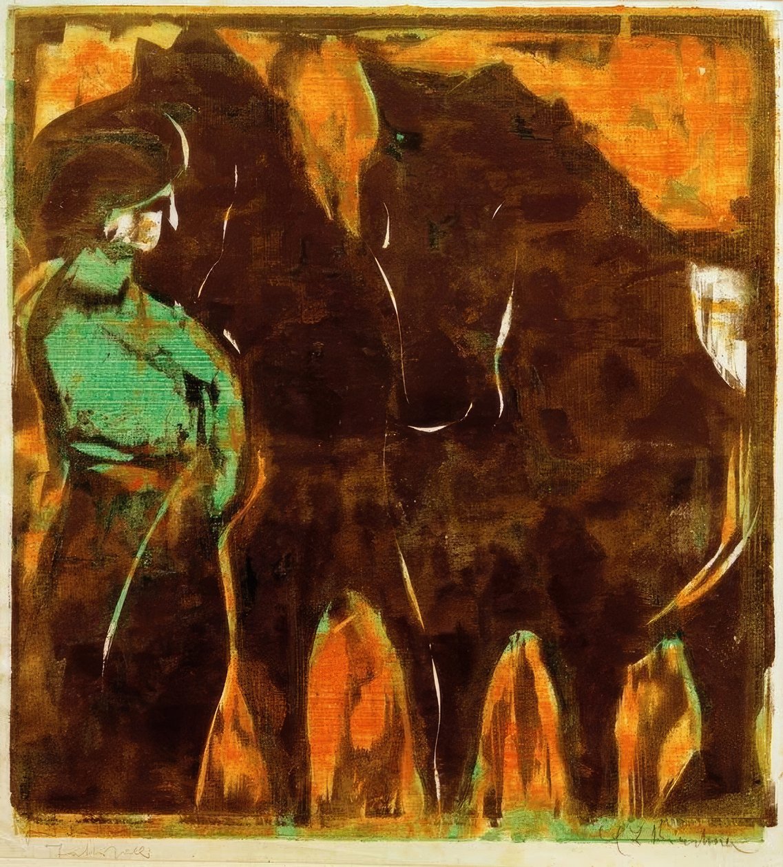 sirk resmi by Ernst Ludwig Kirchner