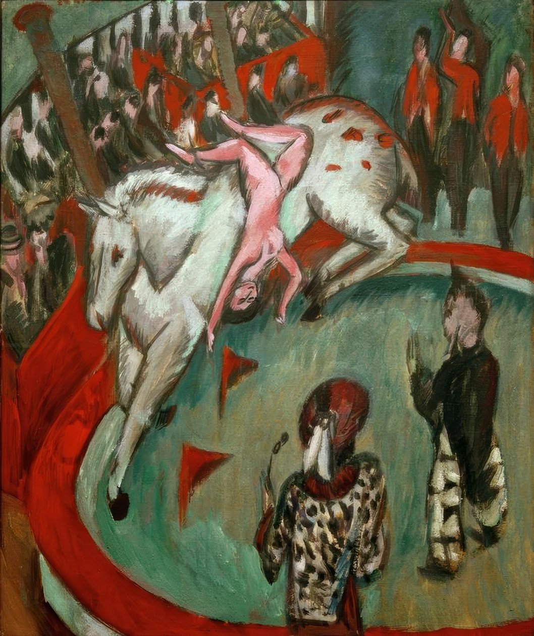 sirk binicisi by Ernst Ludwig Kirchner