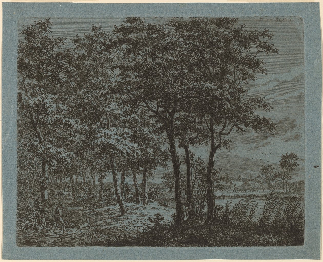 Yakacak Odun Taşıyan Köylü Manzarası by Ernst Willem Jan Bagelaar