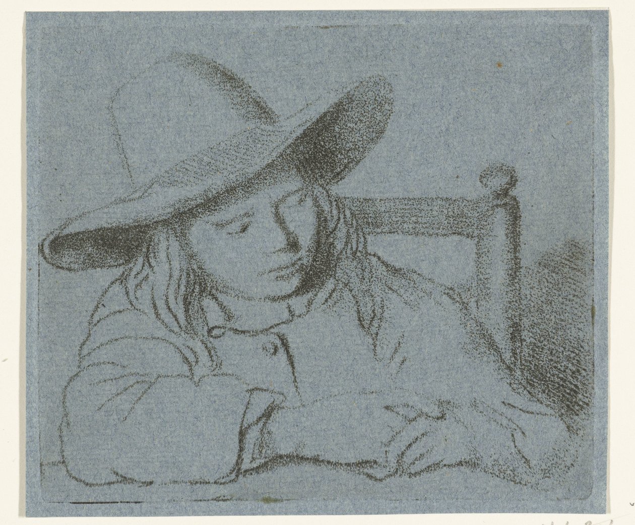 Şapkalı uyuyan çocuk by Ernst Willem Jan Bagelaar