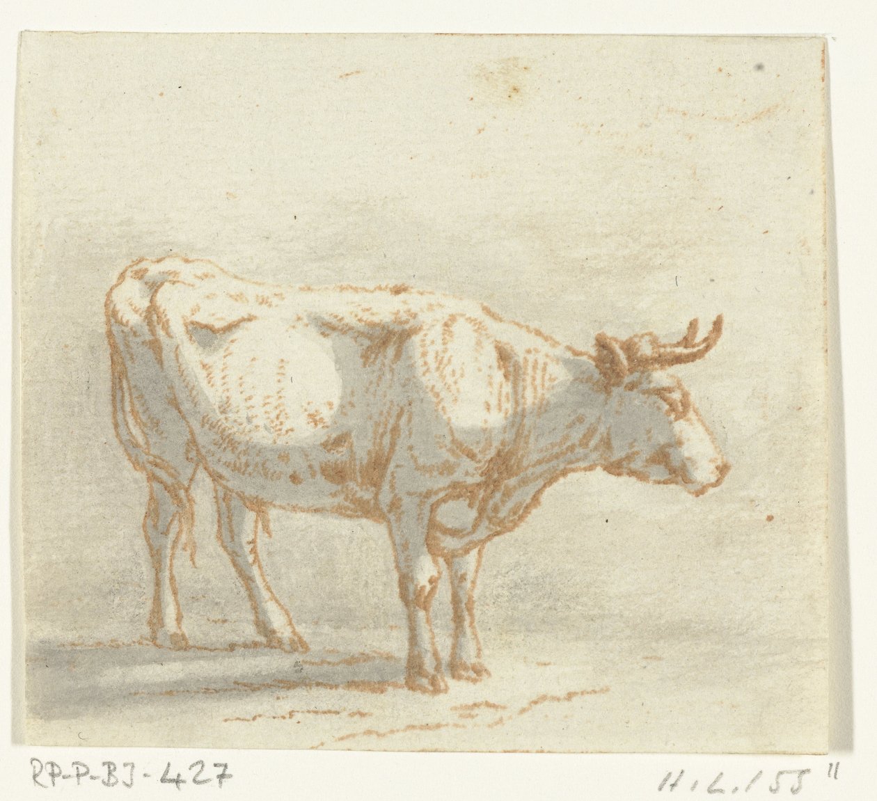 Boğa ayakta, sağa dönük by Ernst Willem Jan Bagelaar