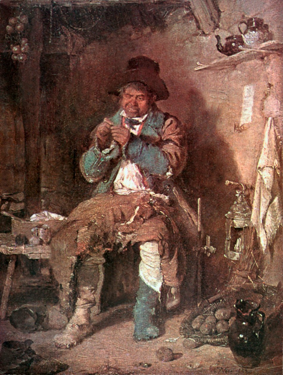 Tek bir hayatın sakıncaları (renkli taş baskı) by Erskine Nicol