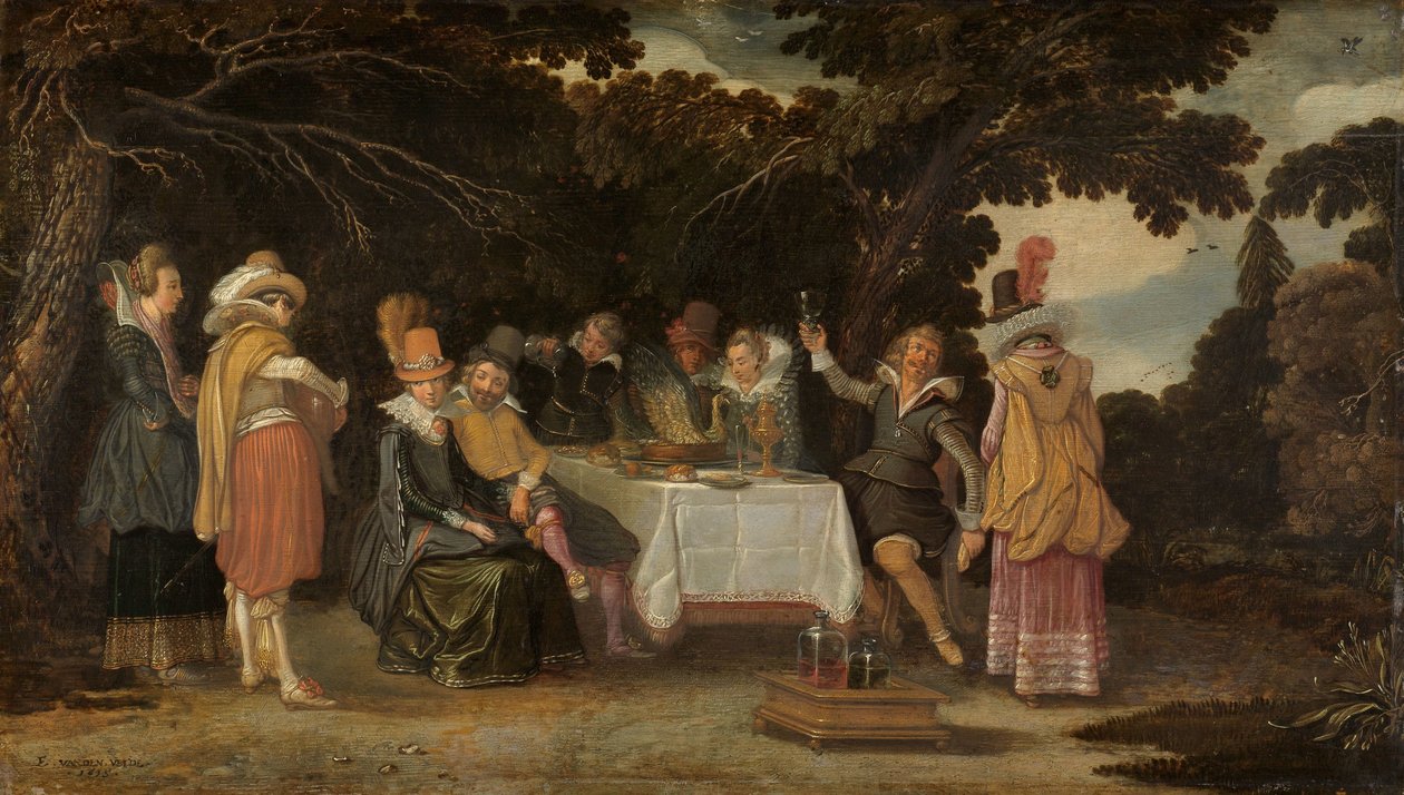 Açık hava partisi by Esaias van de Velde