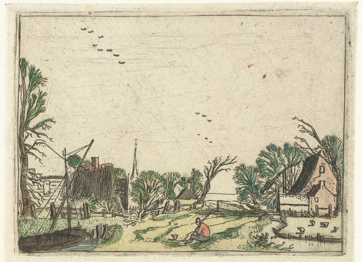 Köy Küçük manzaralar (dizi başlığı) by Esaias van de Velde