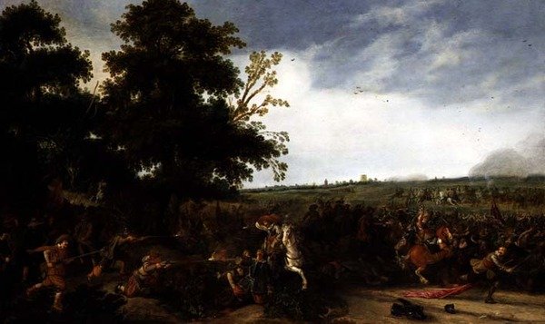 Piyade Savaşan Süvari, 1630 by Esaias van de Velde