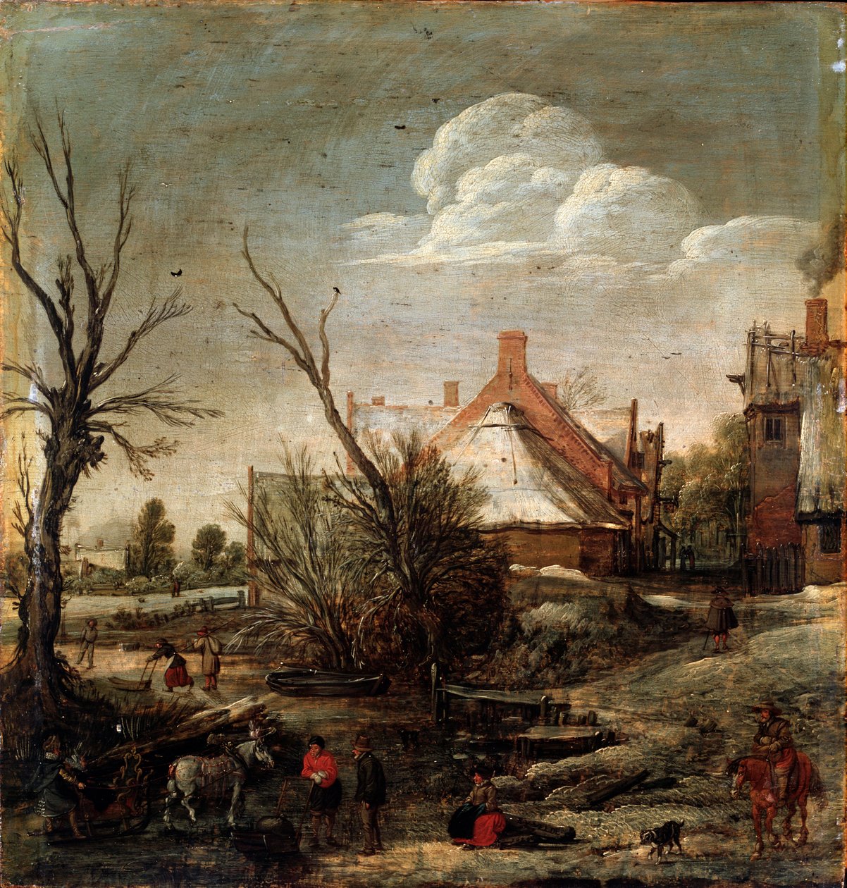 Kış, 17. yüzyıl by Esaias van de Velde