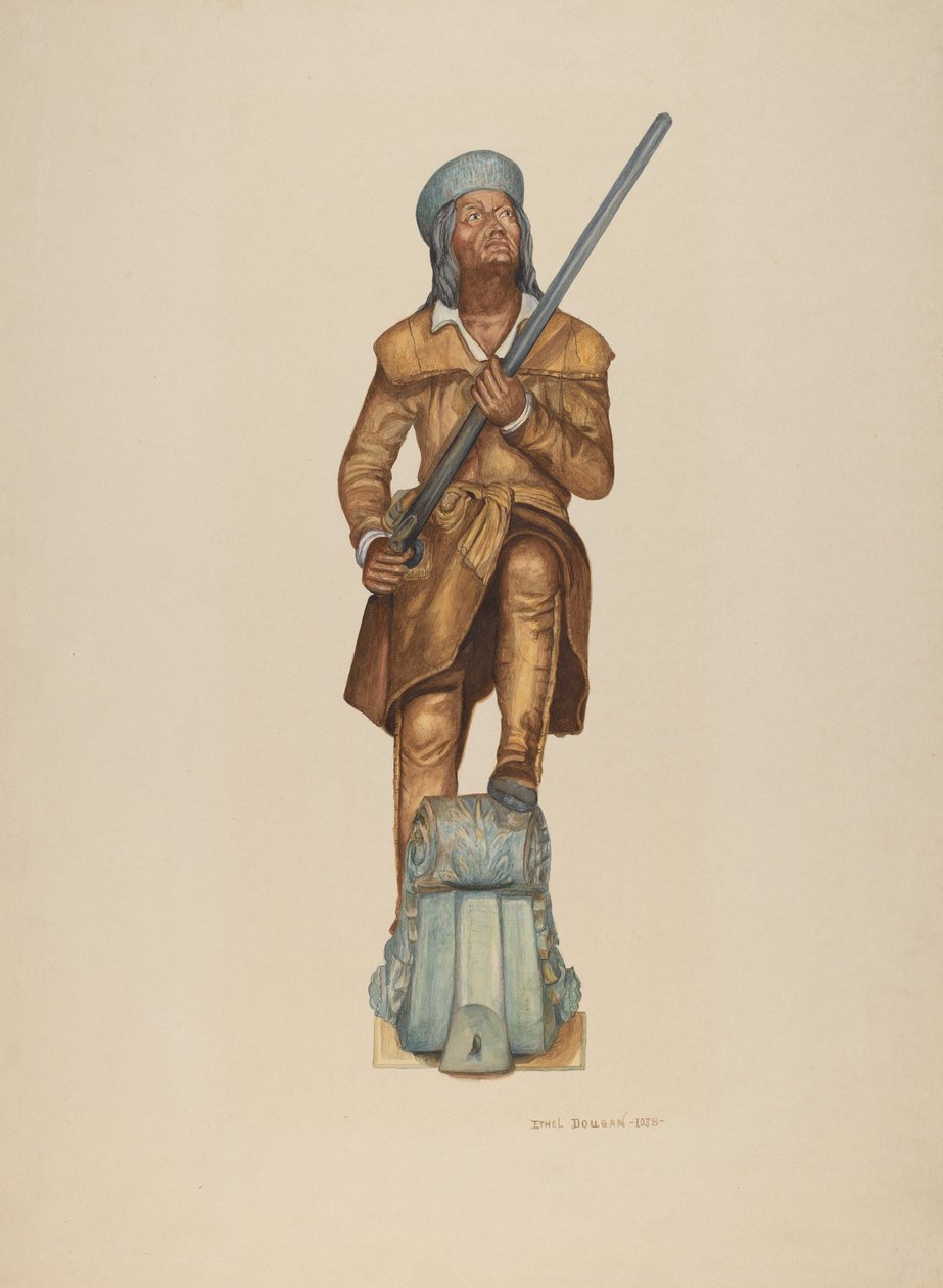 Figüran: Davy Crockett, 1938. by Ethel Dougan