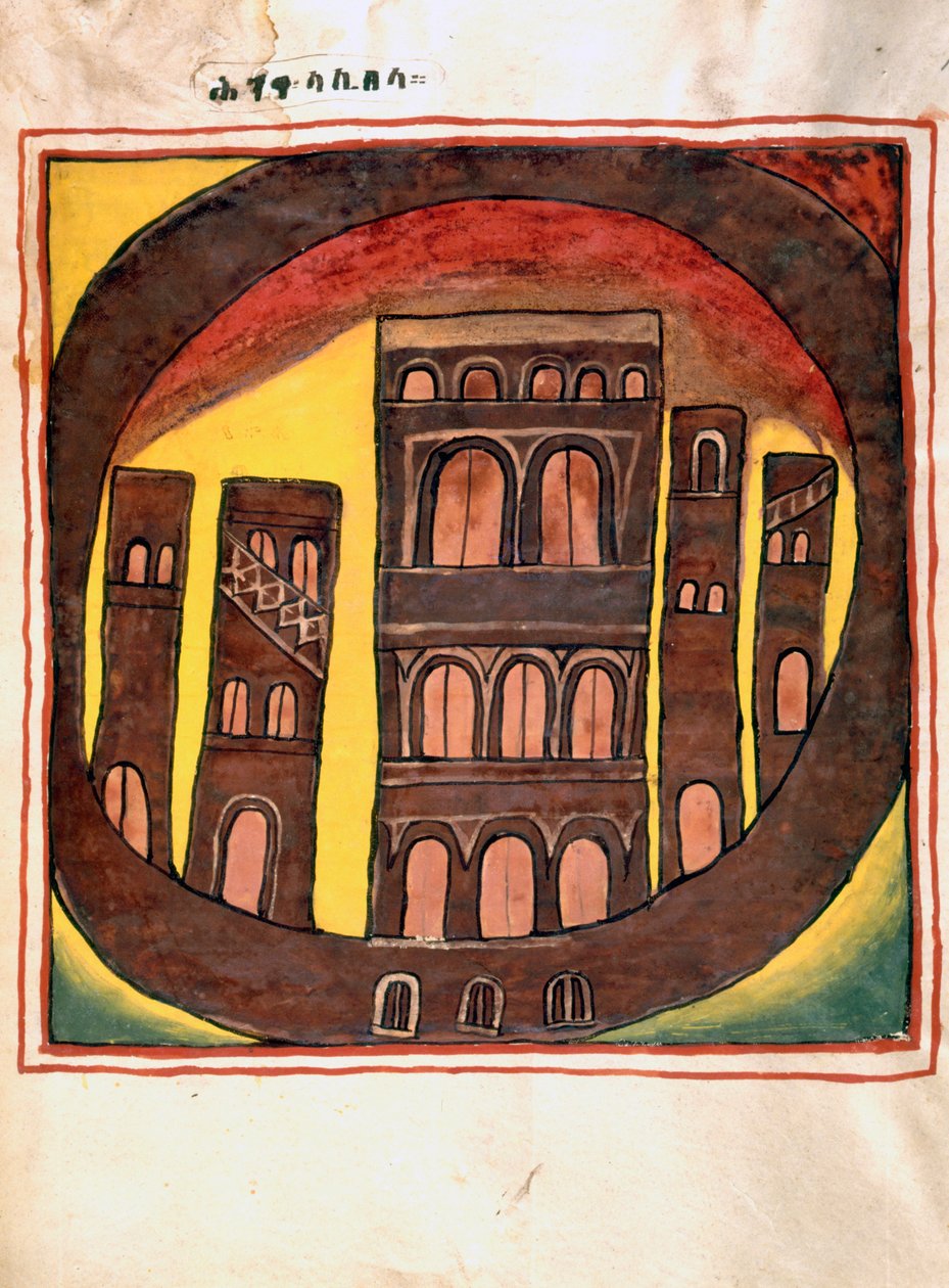 Lalibela Binaları, Etiyopya by Ethiopian School