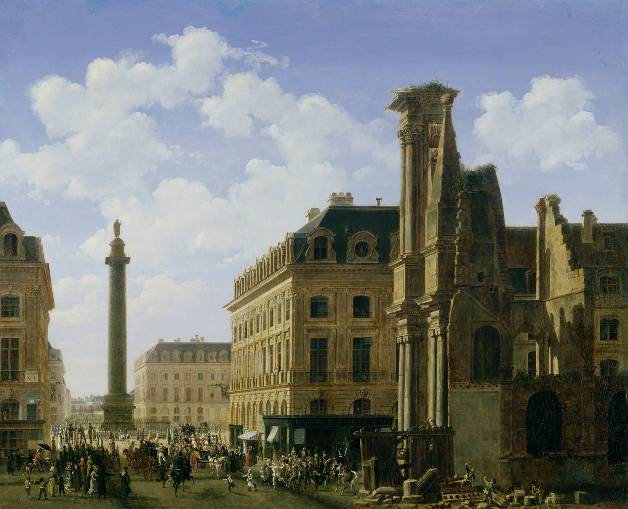 Mekan Vendome, 1808 by Etienne Bouhot