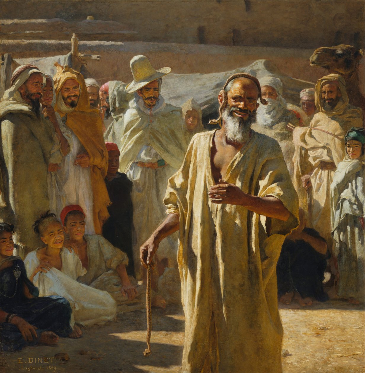 yılan oynatıcısı by Alphonse Etienne Dinet