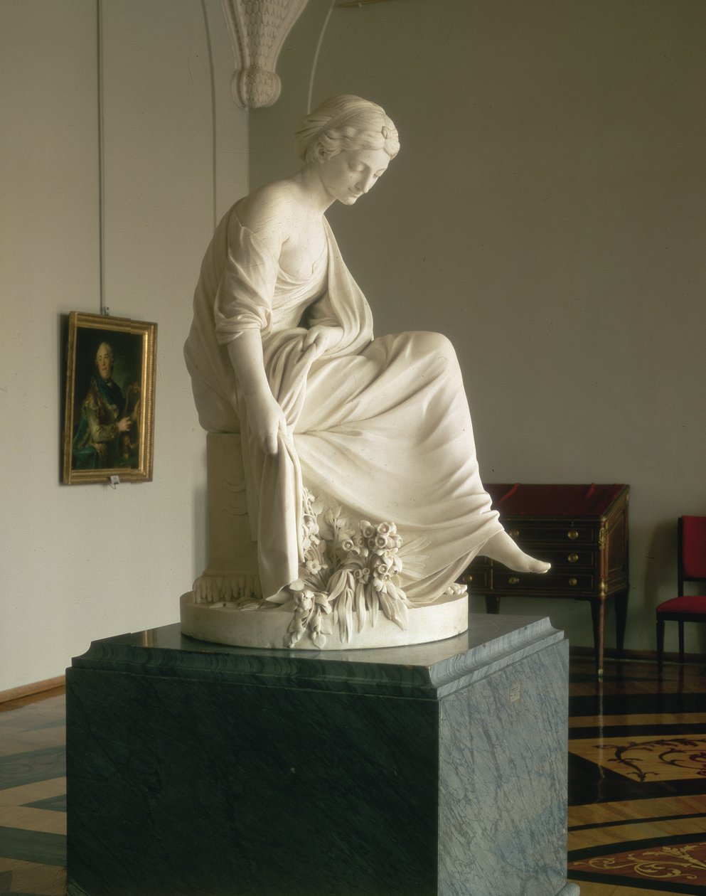 Kış, 1771 (mermer) by Etienne Maurice Falconet