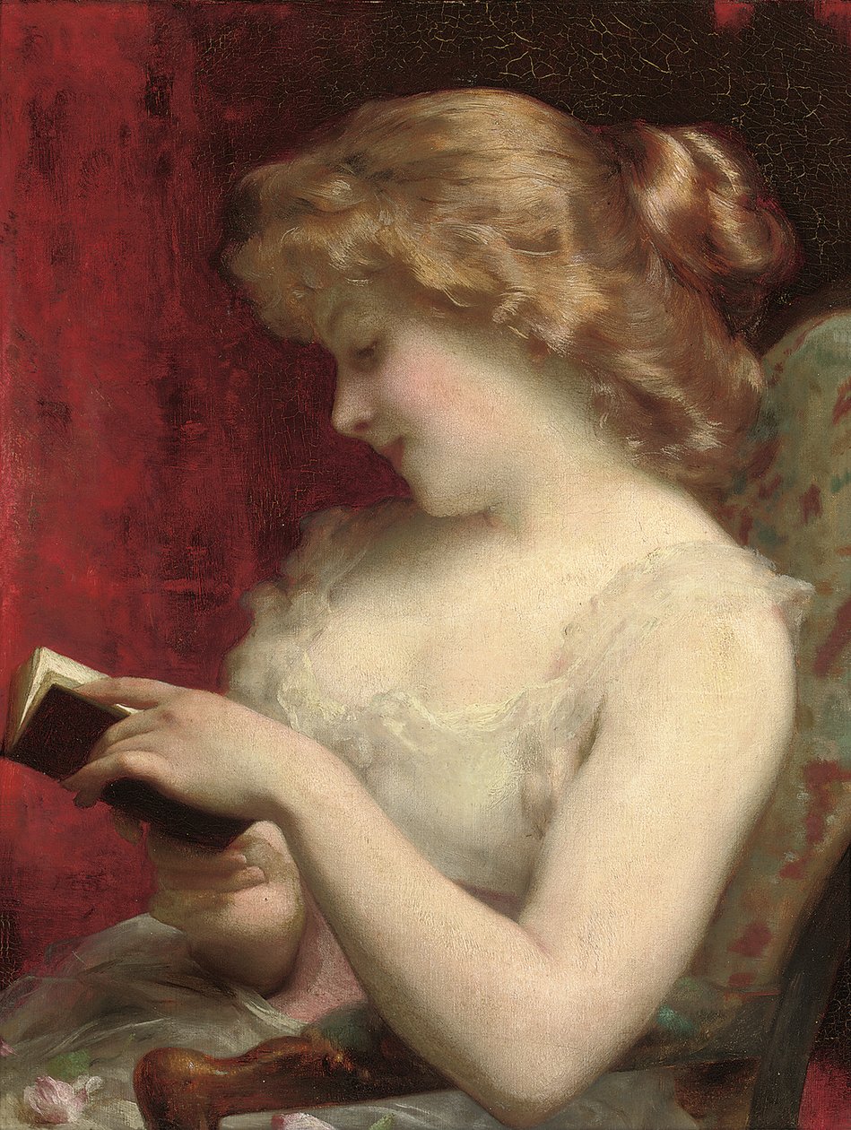 Güzel bir okuma by Etienne Adolphe Piot