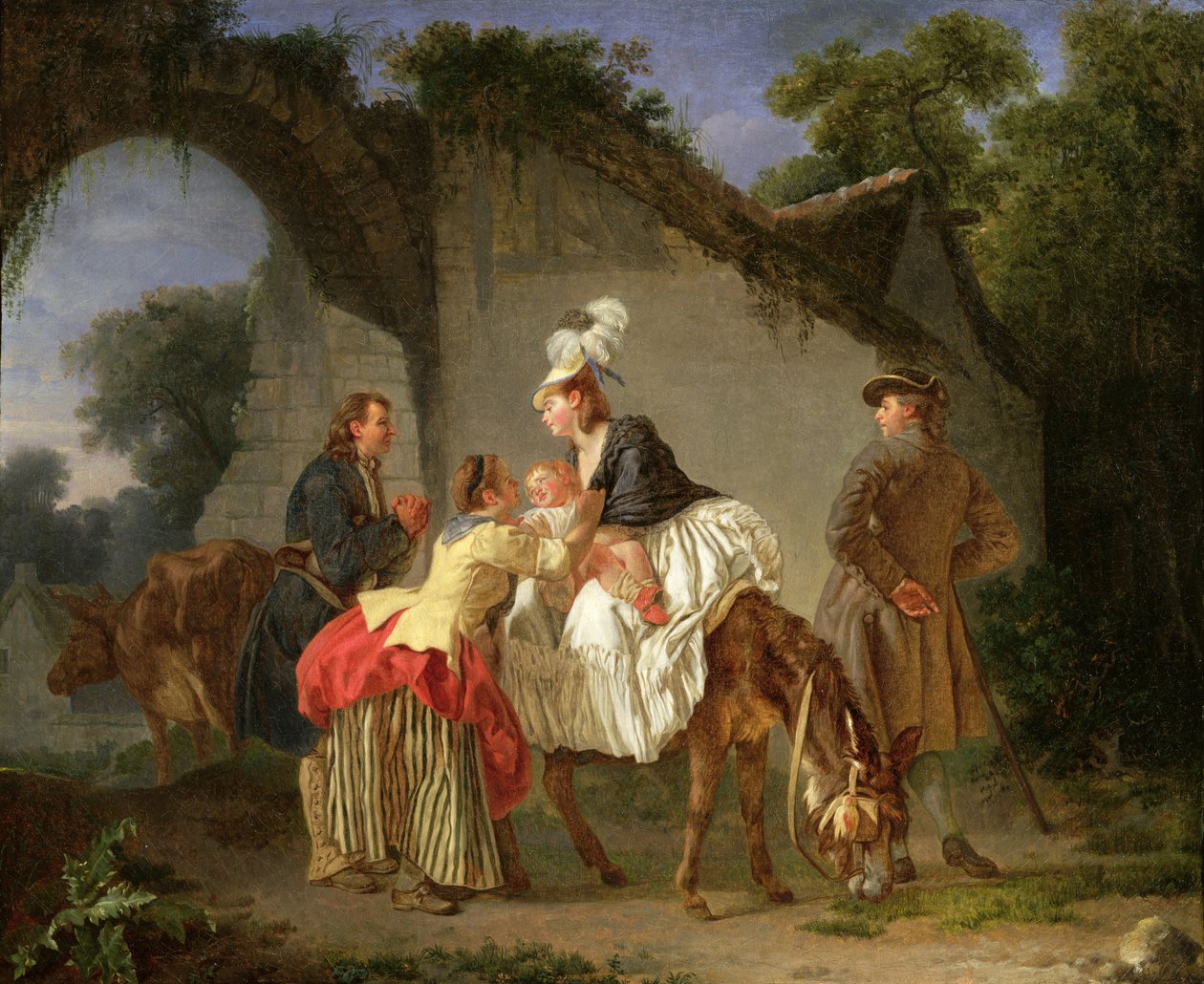 Hemşireye Veda, 1776-77 by Etienne Aubry