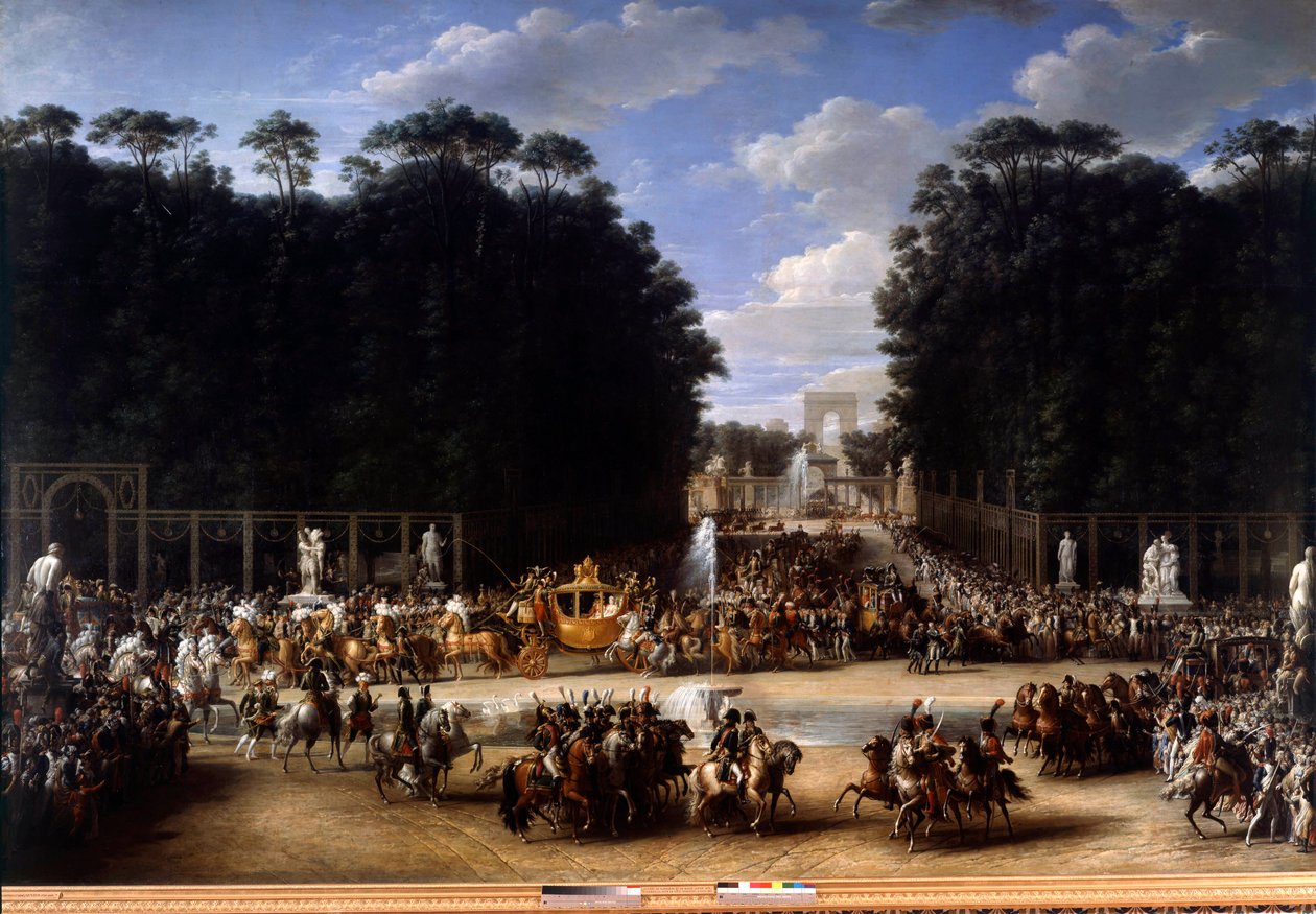 Napolyon ve Marie Louise Tuileries Bahçesi