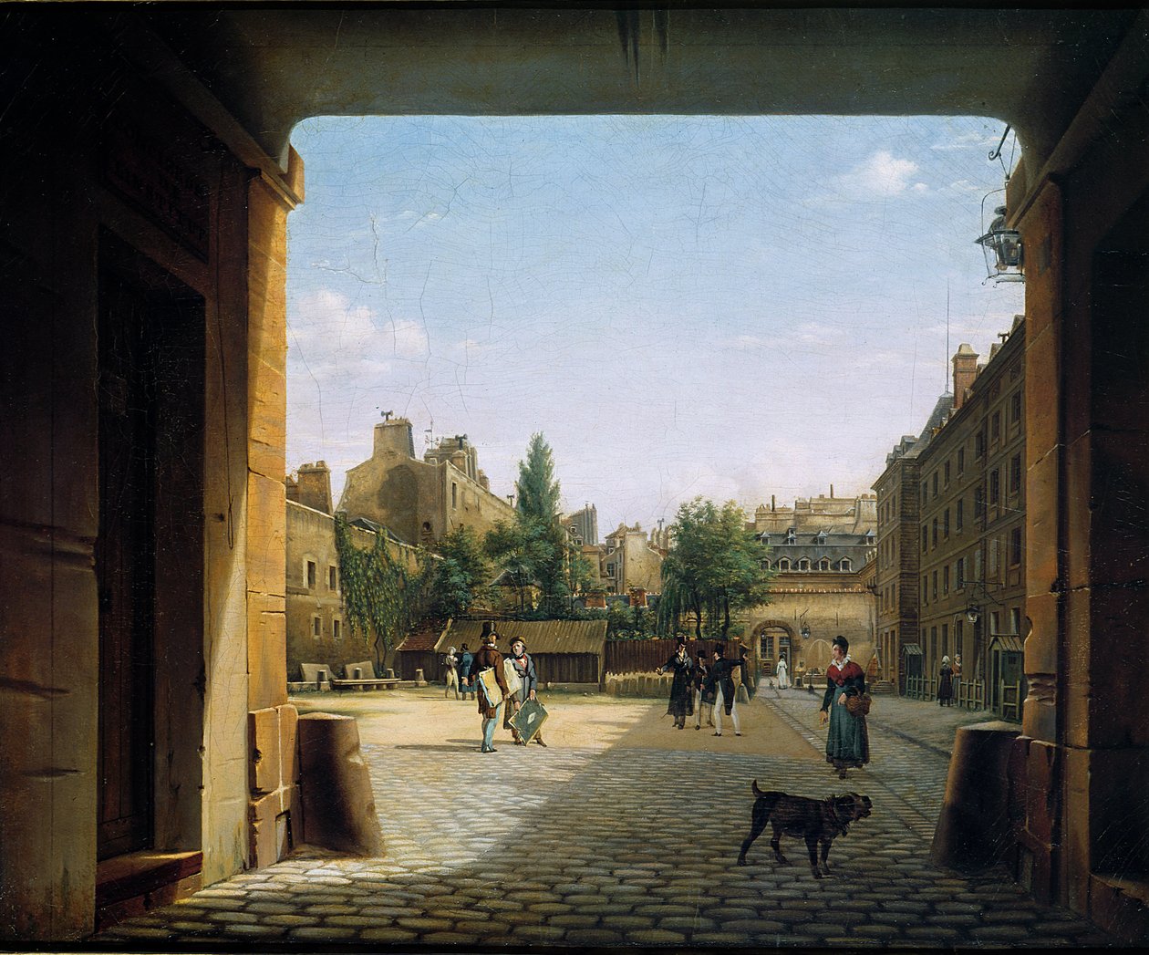 Institut de France'ın Avlusu, 1825-62 by Etienne Bouhot