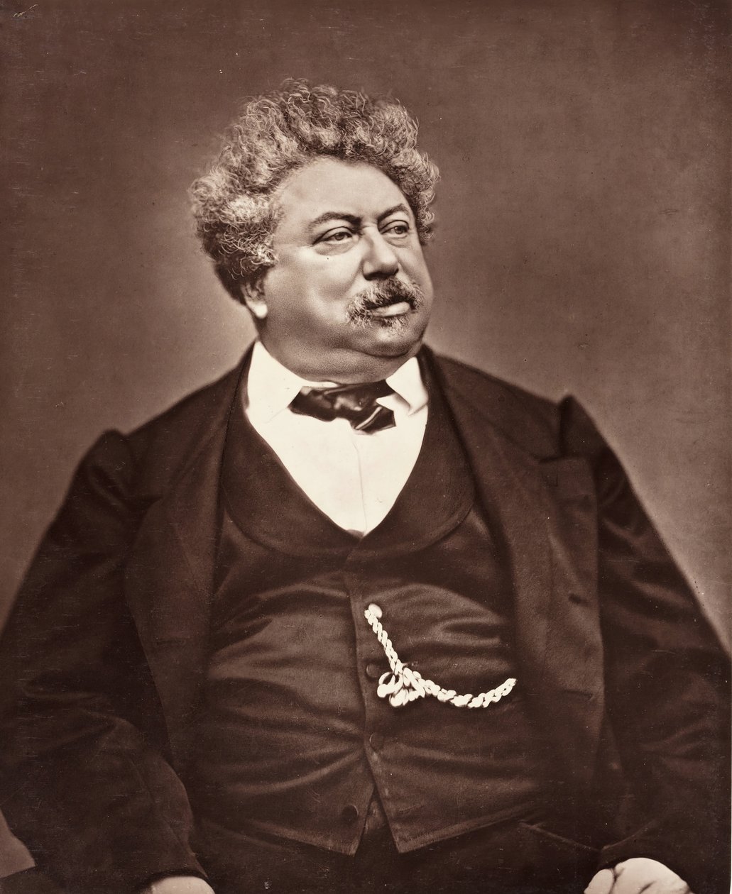 Alexandre Dumas Fransız romancı ve oyun yazarı, 1802-1870, c. 1876. by Etienne Carjat
