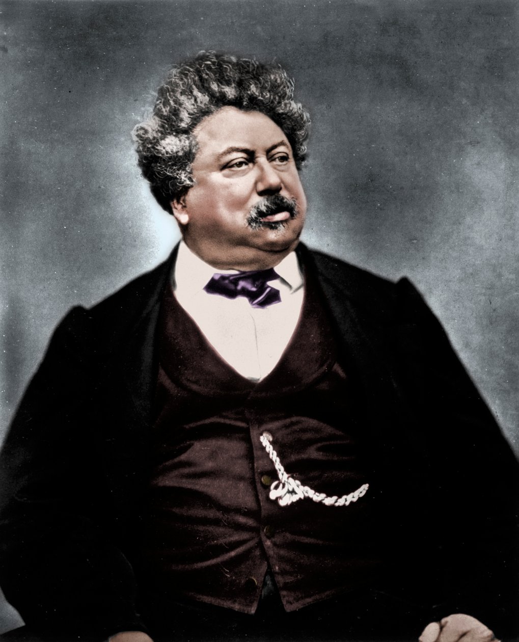 Alexandre Dumas the Elder, Fransız romancı ve oyun yazarı, c1850-1870 by Etienne Carjat