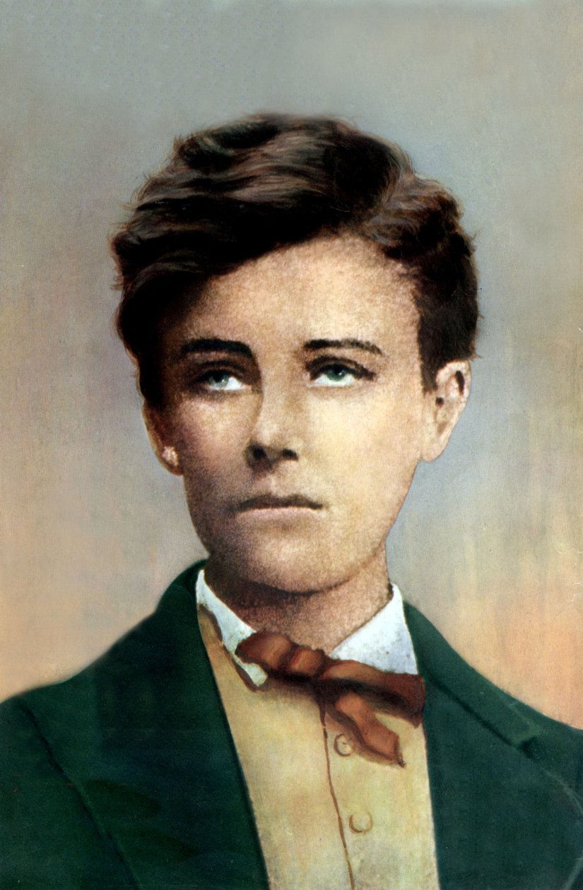 Arthur Rimbaud (1854-1891), Fransız şair by Etienne Carjat