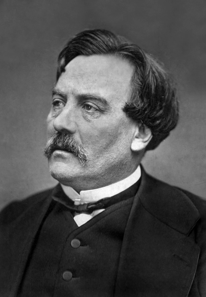 Charles-Adrien Lesot de La Penneterie namı diğer Lacressonniere (1819-1893) Fransız aktör ve oyun yazarı, fotoğraf: Carjat by Etienne Carjat