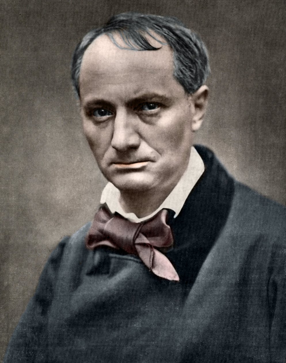 Charles Baudelaire (1821-1867), Fransız yazar (fotoğraf) by Etienne Carjat