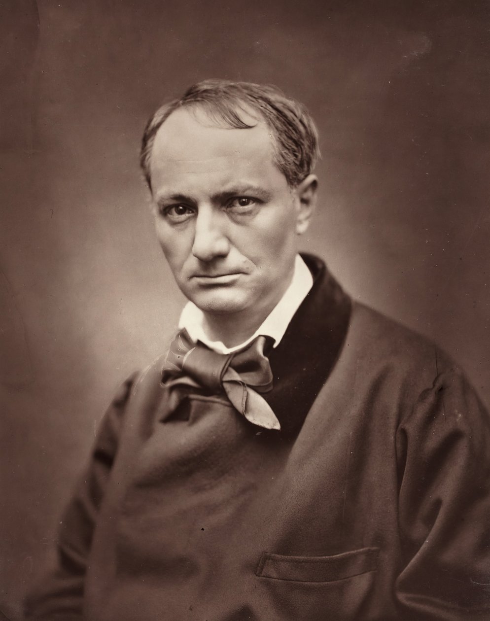 Charles Baudelaire Fransız şair, eleştirmen ve yazar, 1821-1867, c. 1863. by Etienne Carjat
