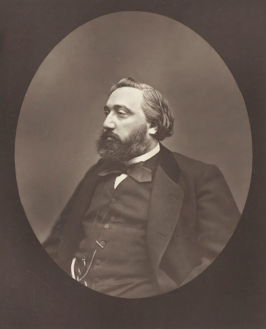 Gambetta, c. 1876. by Etienne Carjat
