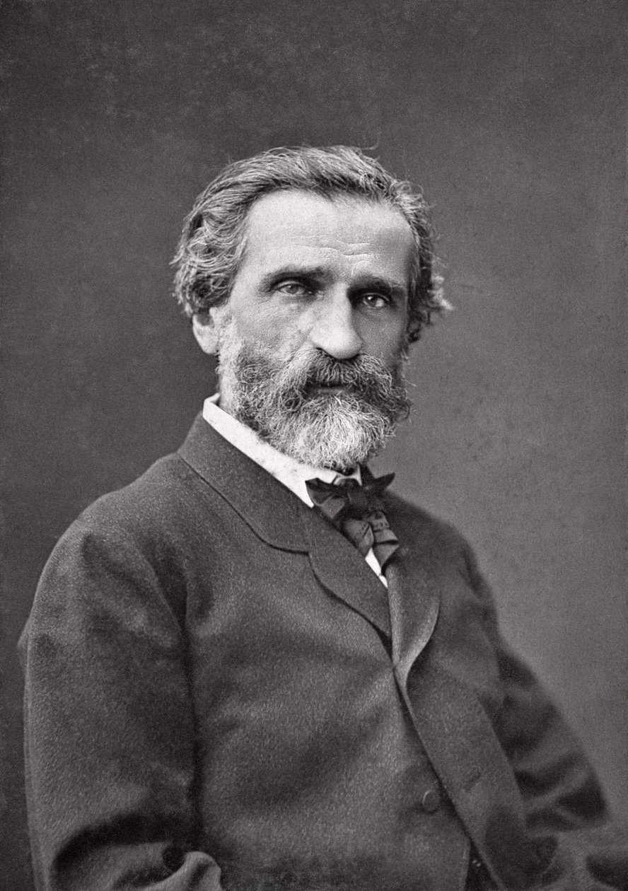 Giuseppe Verdi (1813-1901) 1877 (ayrıca bkz. 124001) by Etienne Carjat