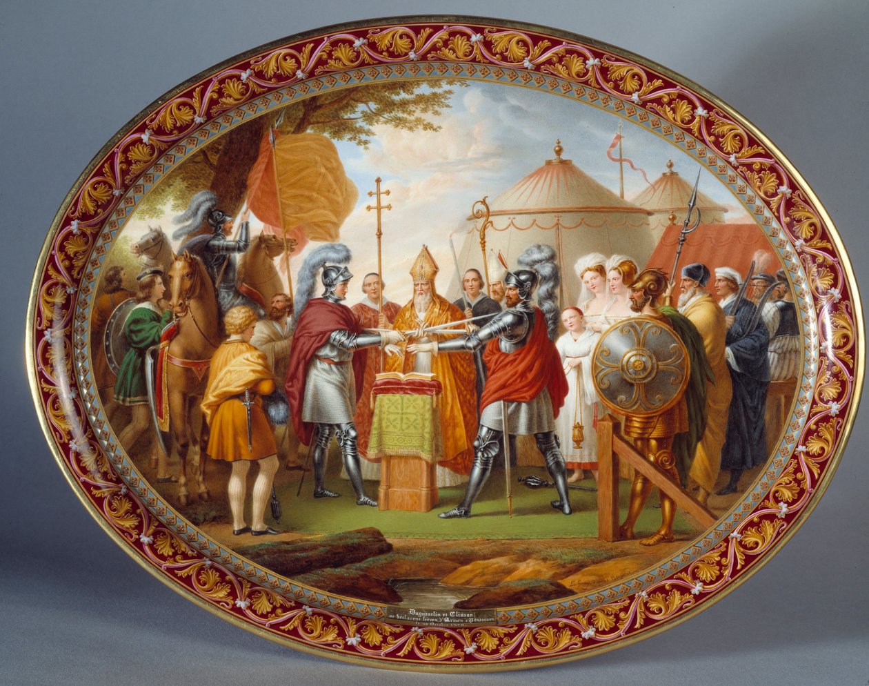 Çikolata servis tepsisi. Etienne Charles Leguay (1762-1846) by Etienne Charles Leguay