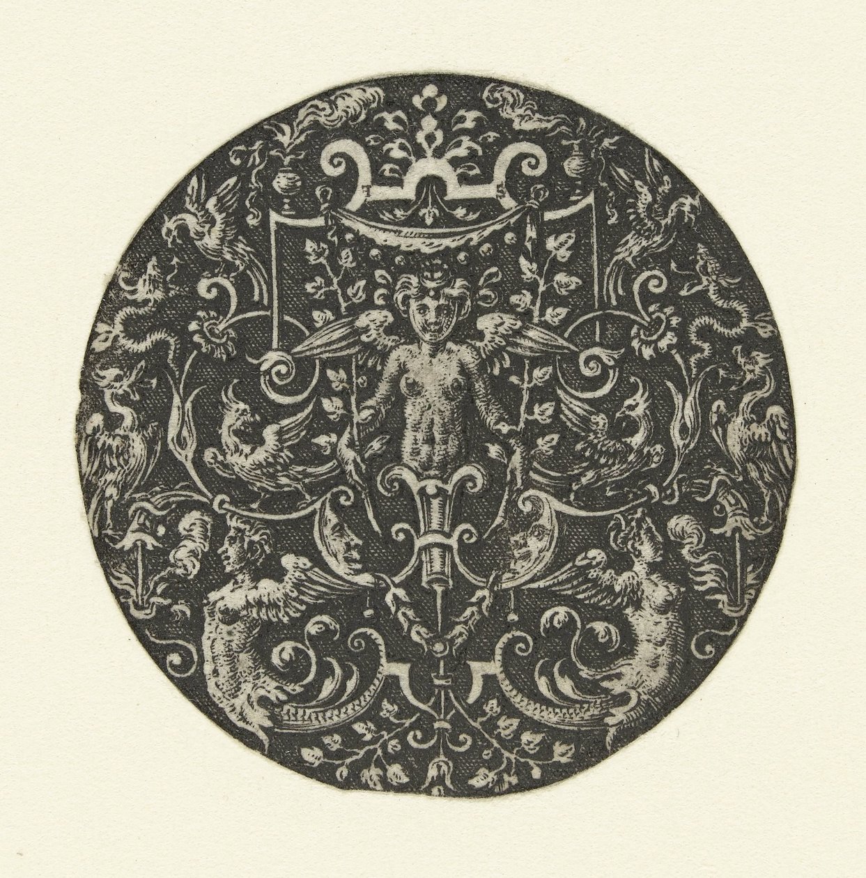kanatlı kadın Stephanus Delaune mucit (...) (dizi adı) by Etienne Delaune