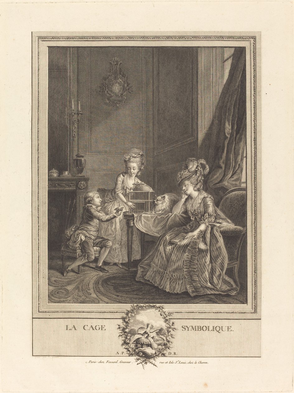 Sembolik Kafes by Etienne Fessard after Charles Lepeintre