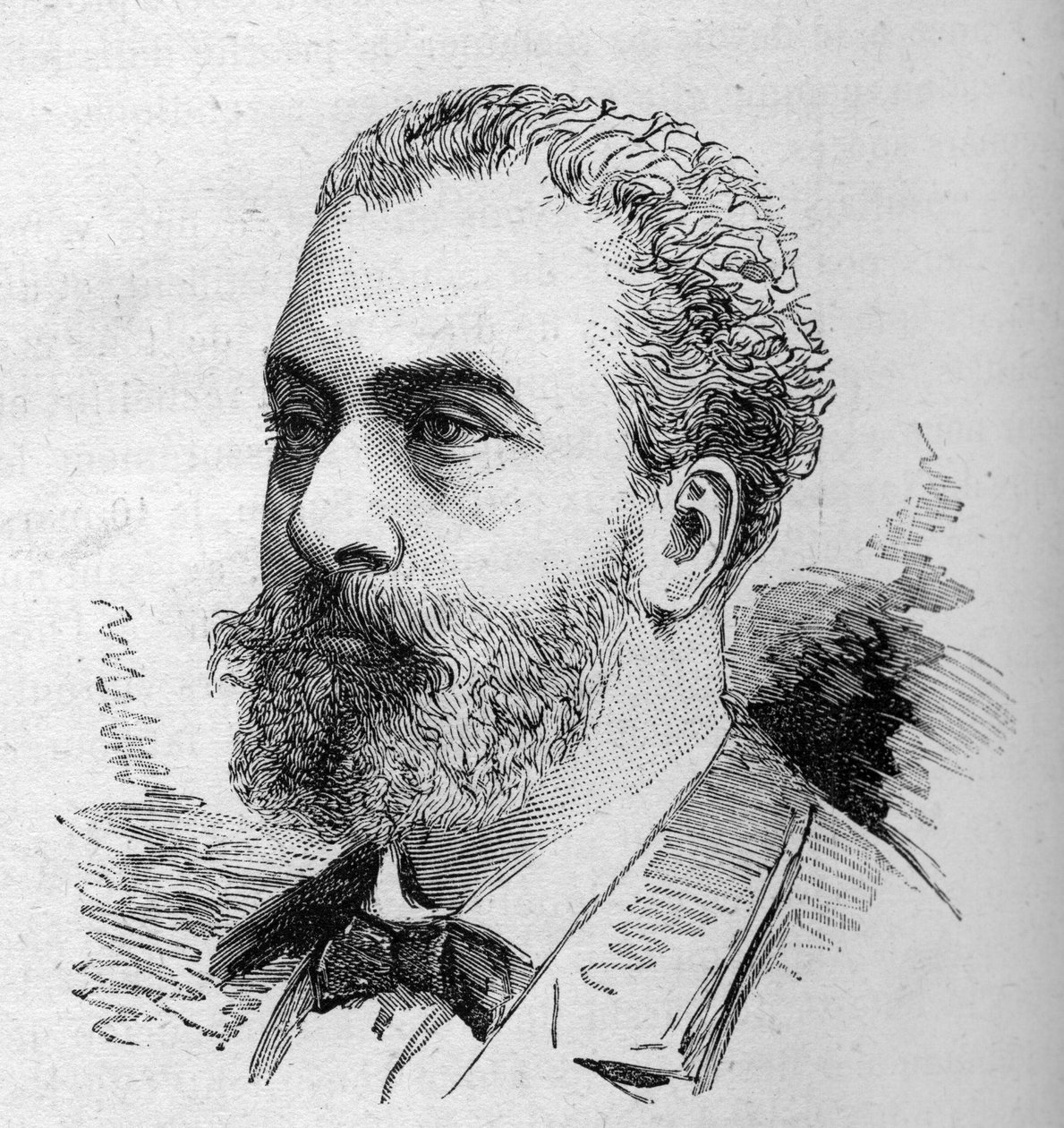 David Raynal (1840-1903), İngiliz politikacı portresi. Bocour