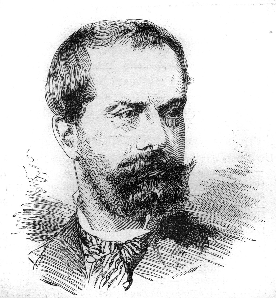 Paul Deves (1837-1889), Fransız avukat ve politikacı portresi. Bocour