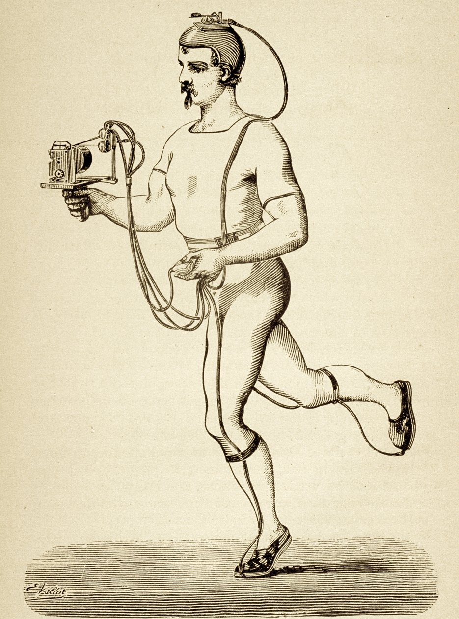 Runner, Popular Science Monthly, pub.1875