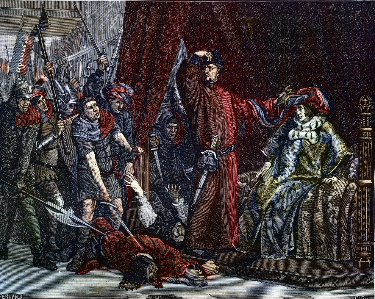 Yüz yıl savaşları: “” İki bakanı (marechaux) öldüren yunus Charles (sonra Charles V) (1338-1380) (Fransa