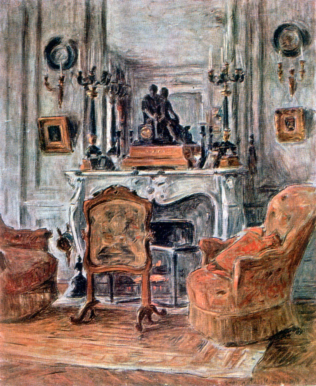 Oturma Odası, 1900 by Etienne Moreau Nelaton