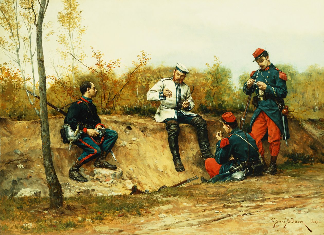 Tutsak, 1889 by Etienne Prosper Berne Bellecour