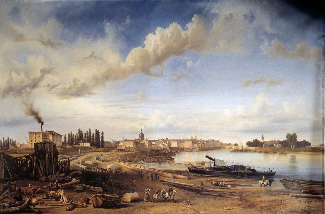 Chalons sur Saone (Chalons-sur-Saone) kasabası. Etienne Raffort