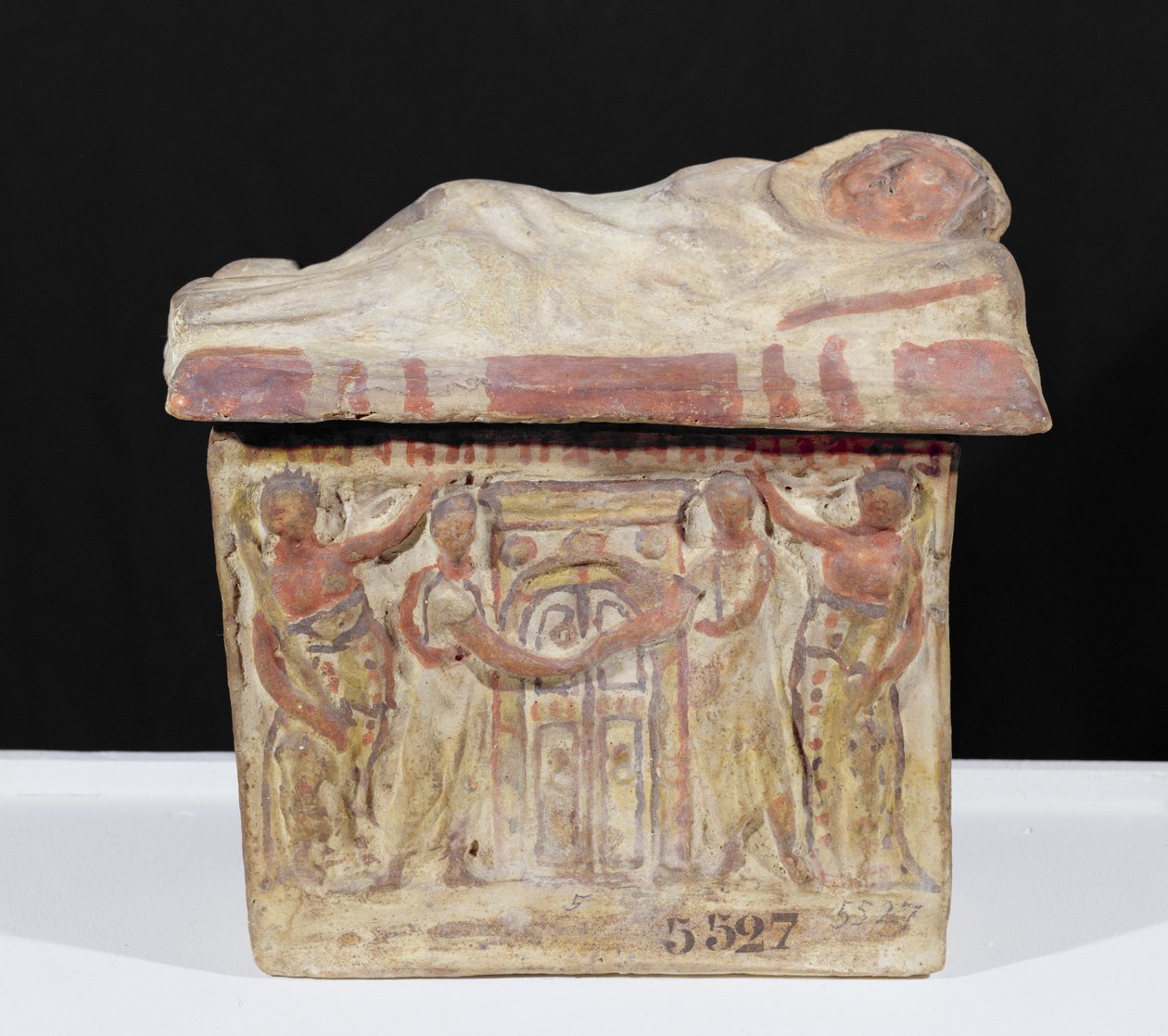 Etrüsk sinerary semaver, MÖ 1. yüzyılın başlarında (pişmiş toprak) by Etruscan