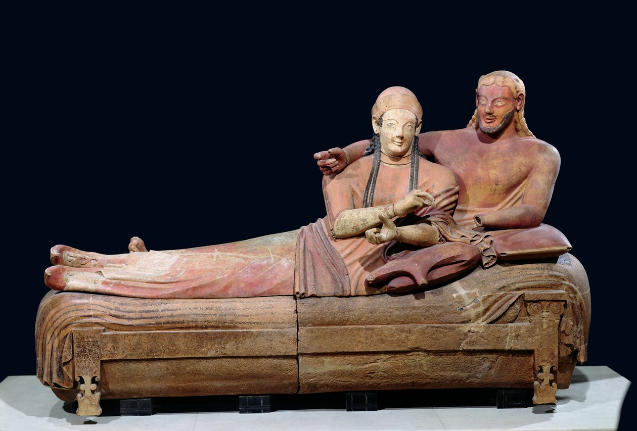 Eşlerin Lahitleri, MÖ 525-500 by Etruscan
