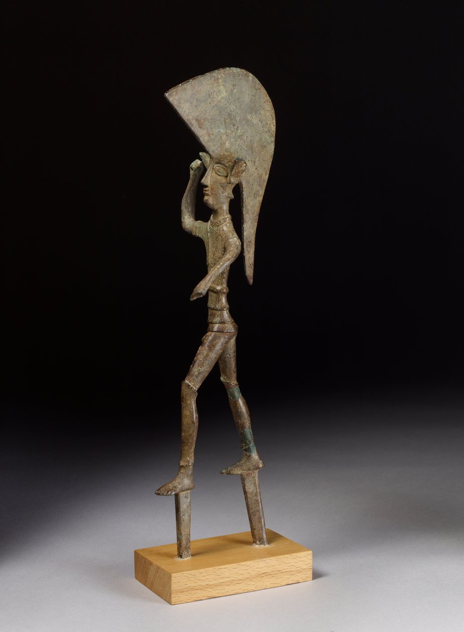 Umbria'dan savaşçı, Etrüsk, MÖ 5. yy (bronz) by Etruscan