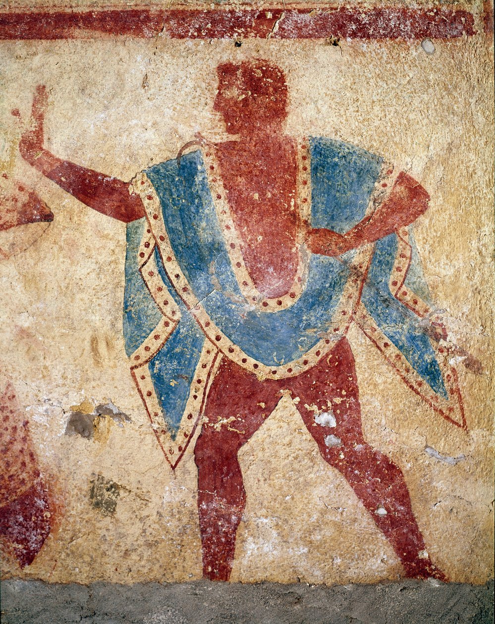 Bir dansçı (Bir fresk detayı, MÖ 5. yy) by Etruscan