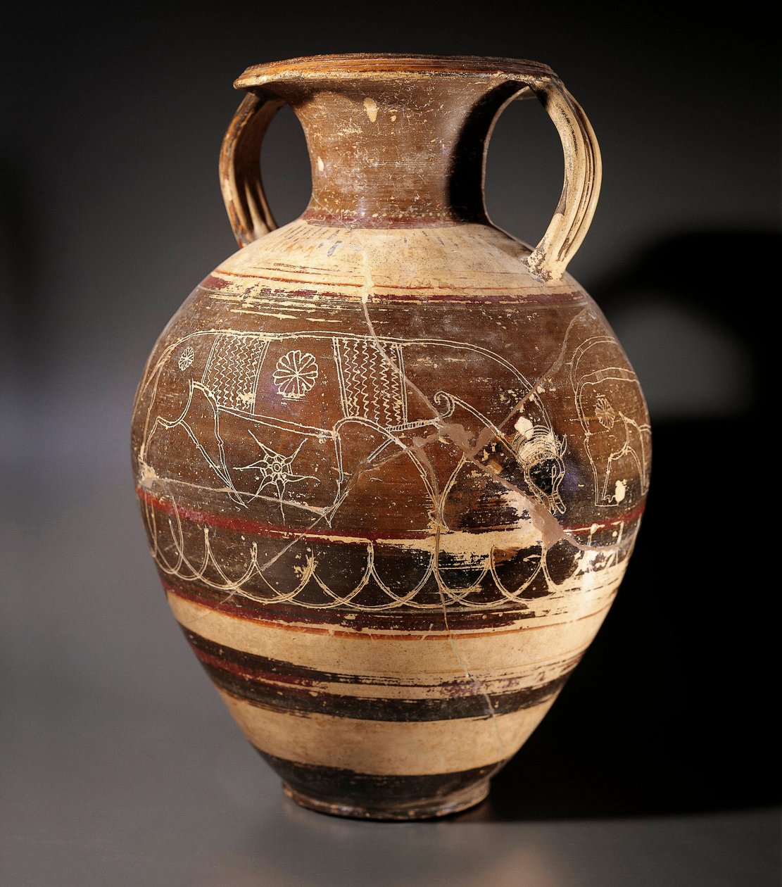 Etrüsk sanatı: Cappi ressamının amfora dekoru by Etruscan