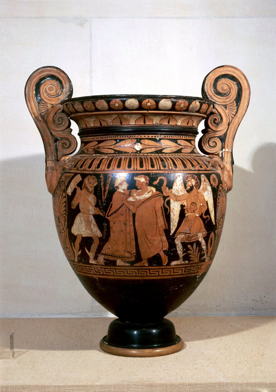 Kırmızı figürlü çanak çömlek, Alcestis