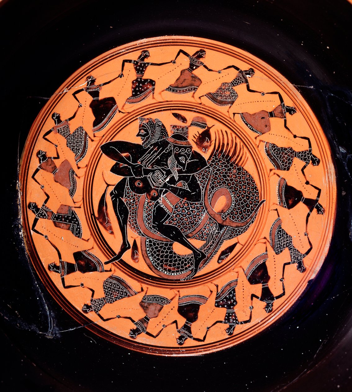 Terracotta kylix, Herkül