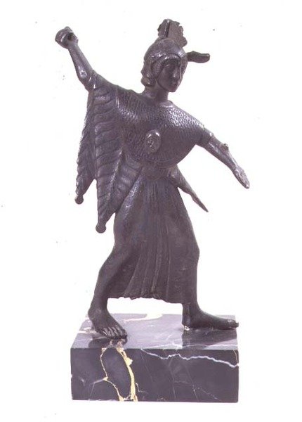 Minerva dövüşü figürü, Etrüsk (bronz) by Etruscan Etruscan