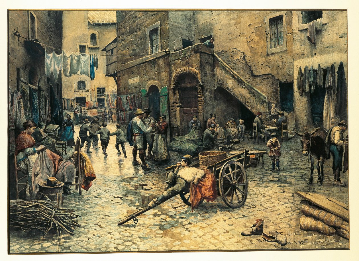 İtalya, Roma, Ettore Roesler Franz tarafından Roma
