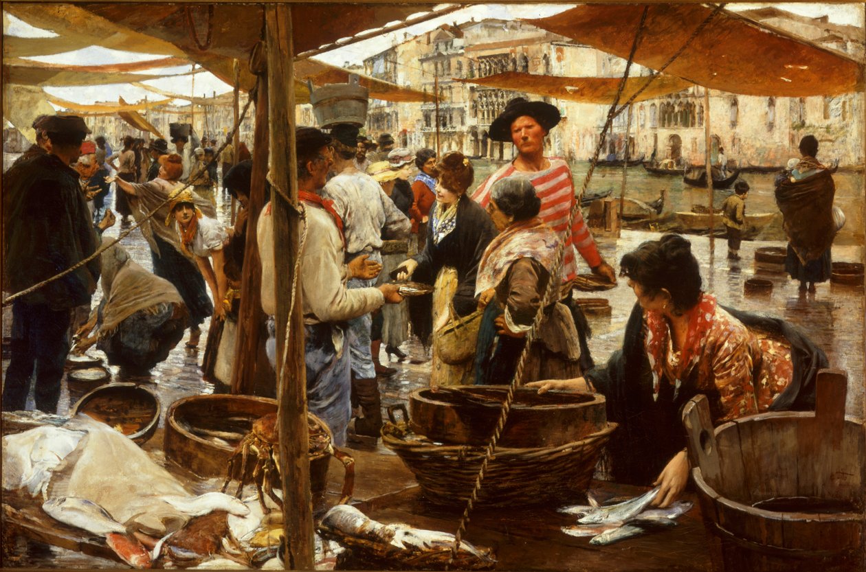 Eski Balık Pazarı by Ettore Tito
